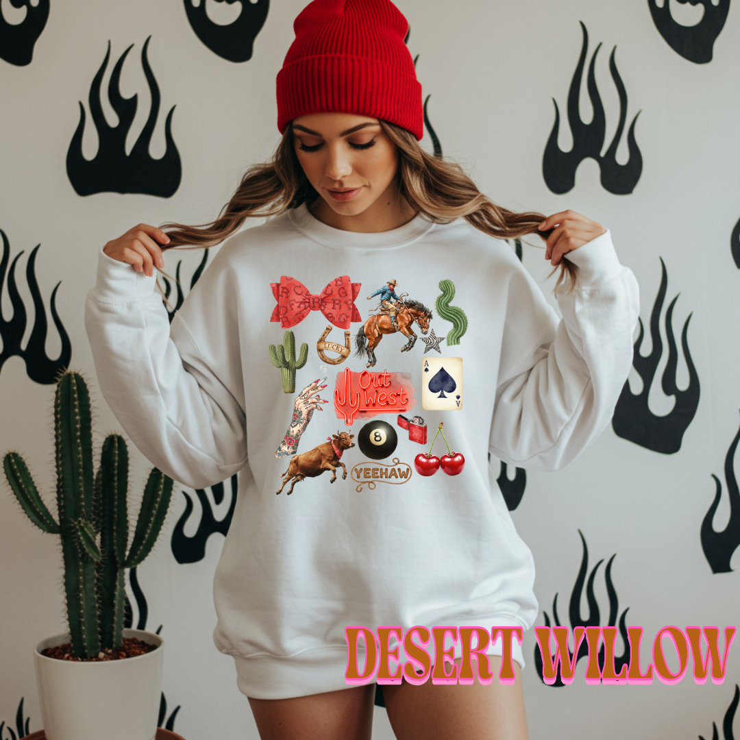 Western Collage - Sweatshirt OR Tshirt