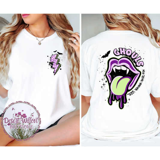 Ghouls front and back