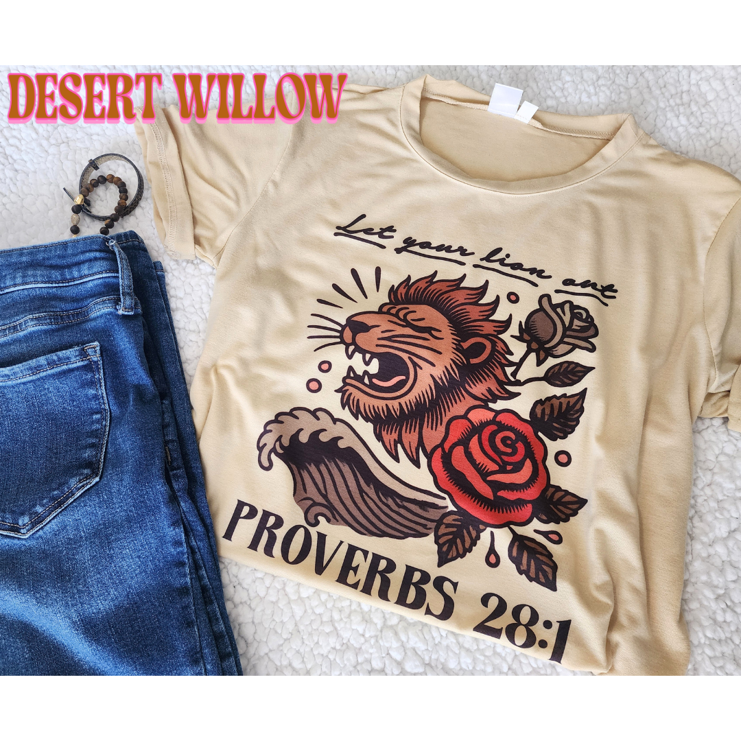 Let your lion out Proverbs 28:1